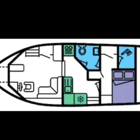 Bateau-hôtel Superbe Bateau Decouvrable Avec Parking Gratuit Seneffe